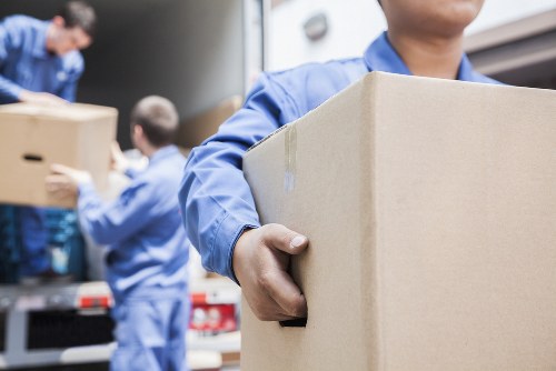 Furniture removal team collecting bulky household items in Northwood