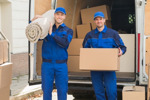 Moving team handling house removals in Northwood with care
