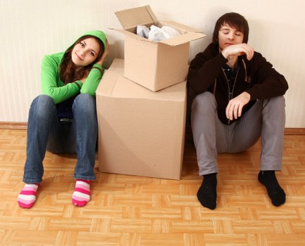 Professional packing boxes and moving supplies for a Northwood home move