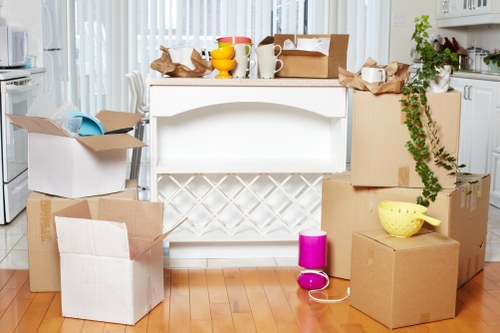 Customer booking details and moving service agreement paperwork