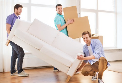 Furniture and household item collection with a van in Northwood