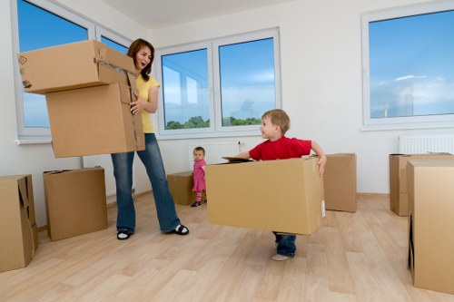 Commercial packing support for an office move in Northwood