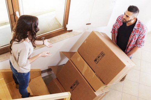 Van service helping with boxes and household items