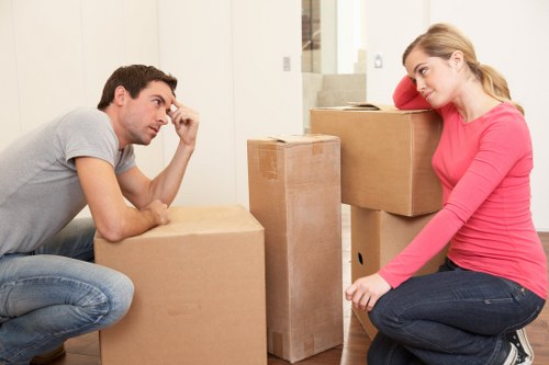 Spacious removal van used for a Northwood home relocation