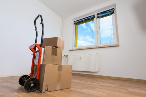 Local movers managing access and parking for a Northwood house move