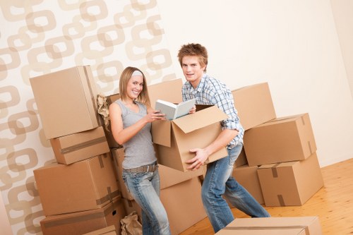 Packing and loading service for a Northwood removal job