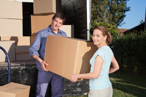 Northwood van removal service handling boxes and household items